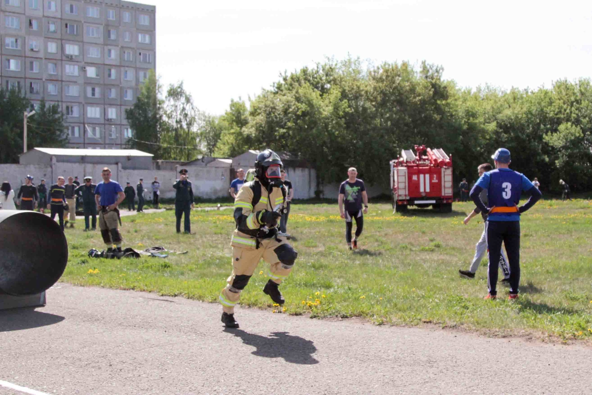 В Омске прошла «огненная» эстафета - Новости - Главное управление МЧС  России по Омской области