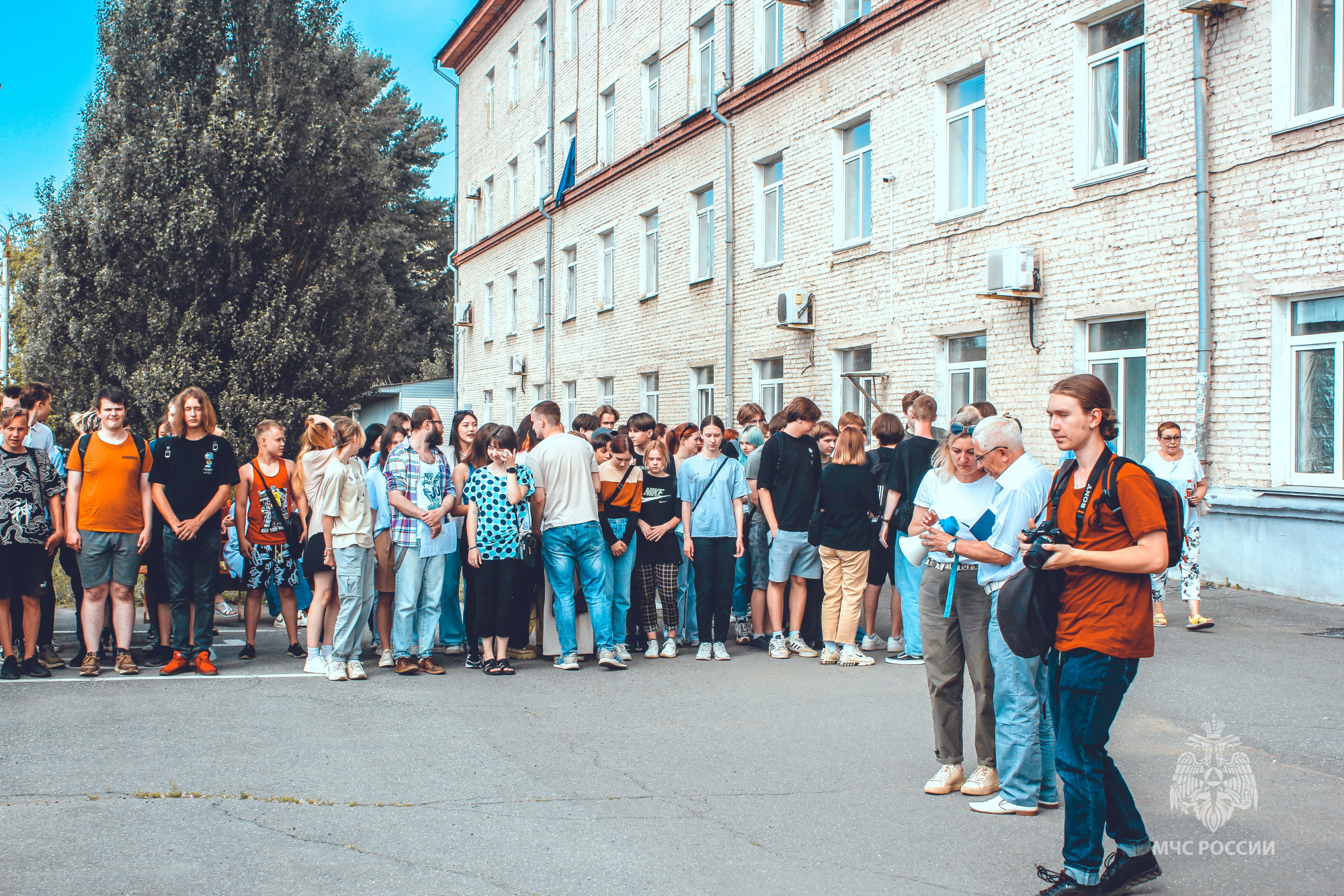 В ОМГУ имени Ф.М. Достоевского прошли пожарные учения - Новости - Главное  управление МЧС России по Омской области