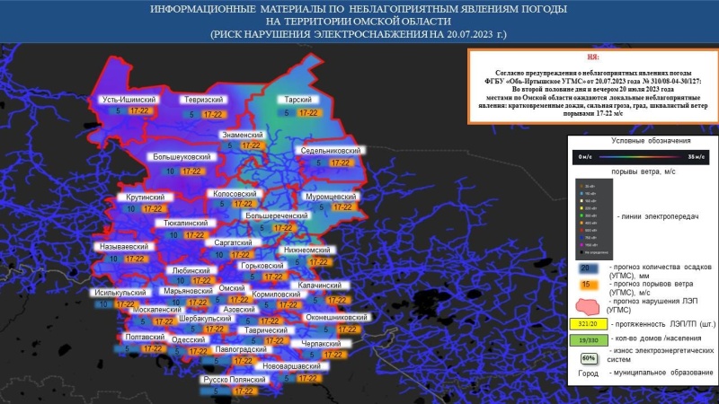 Предупреждение о неблагоприятном метеорологическом явлении