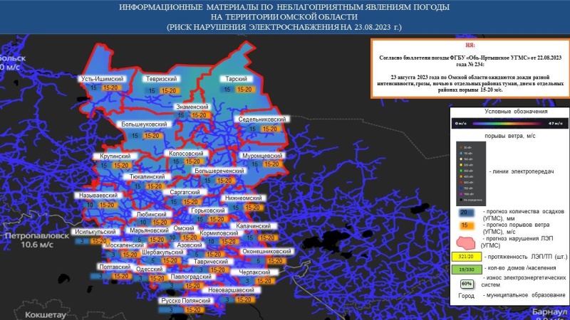 Предупреждение о неблагоприятном метеорологическом явлении