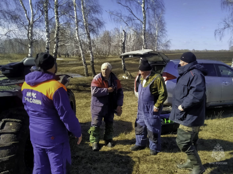 На озере Салтаим прошли поиски  потерявшегося рыбака