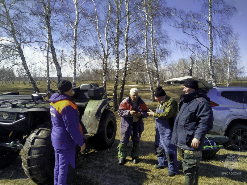 На озере Салтаим прошли поиски  потерявшегося рыбака