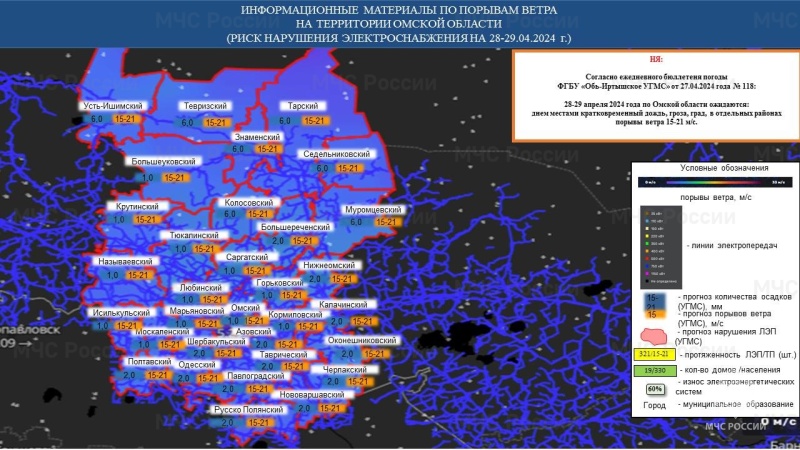 Предупреждение о неблагоприятном метеорологическом явлении