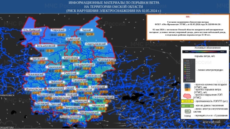 Предупреждение о неблагоприятном метеорологическом явлении