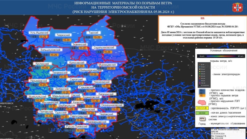 Предупреждение о неблагоприятном метеорологическом явлении