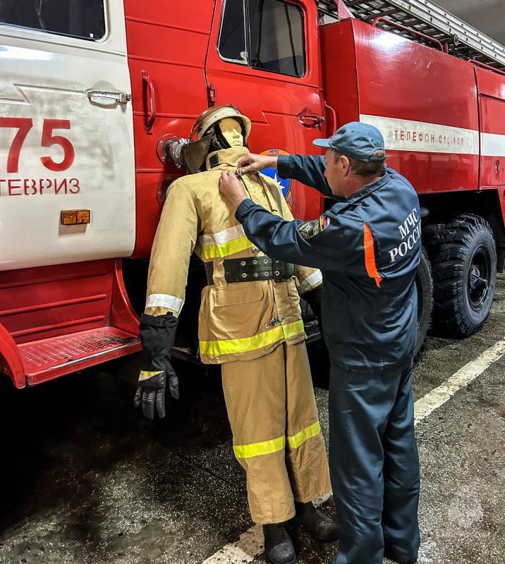 На пожарной башне в Тевризе появился свой дозорный