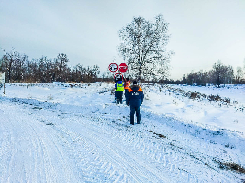 В Омской области официально открыта  первая ледовая переправа